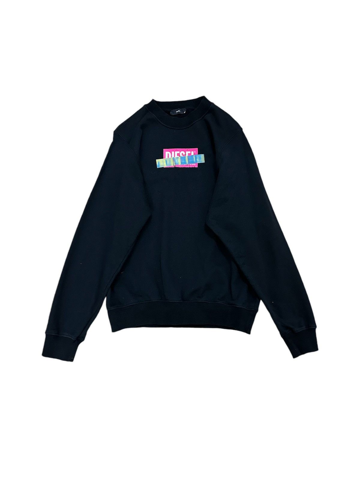 Beauty Beast × Diesel Rare And Beautiful Diesel Box Logo Sweatshirt Size US S / EU 44-46 / 1 - 1 Thumbnail
