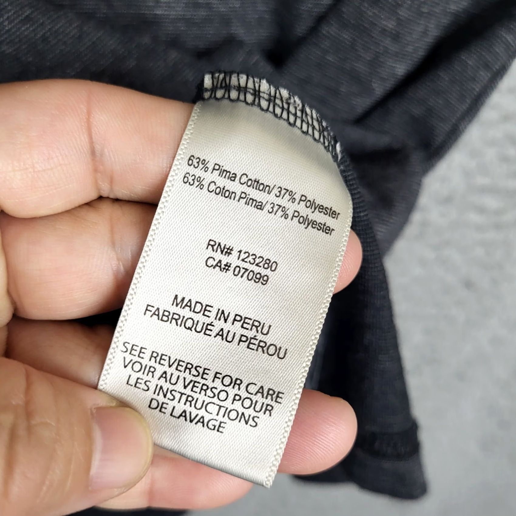 TravisMathew Travis Mathew Polo Shirt Mens Regular Short Sleeve Gray Cotton Polyester Size L Size US L / EU 52-54 / 3 - 3 Thumbnail