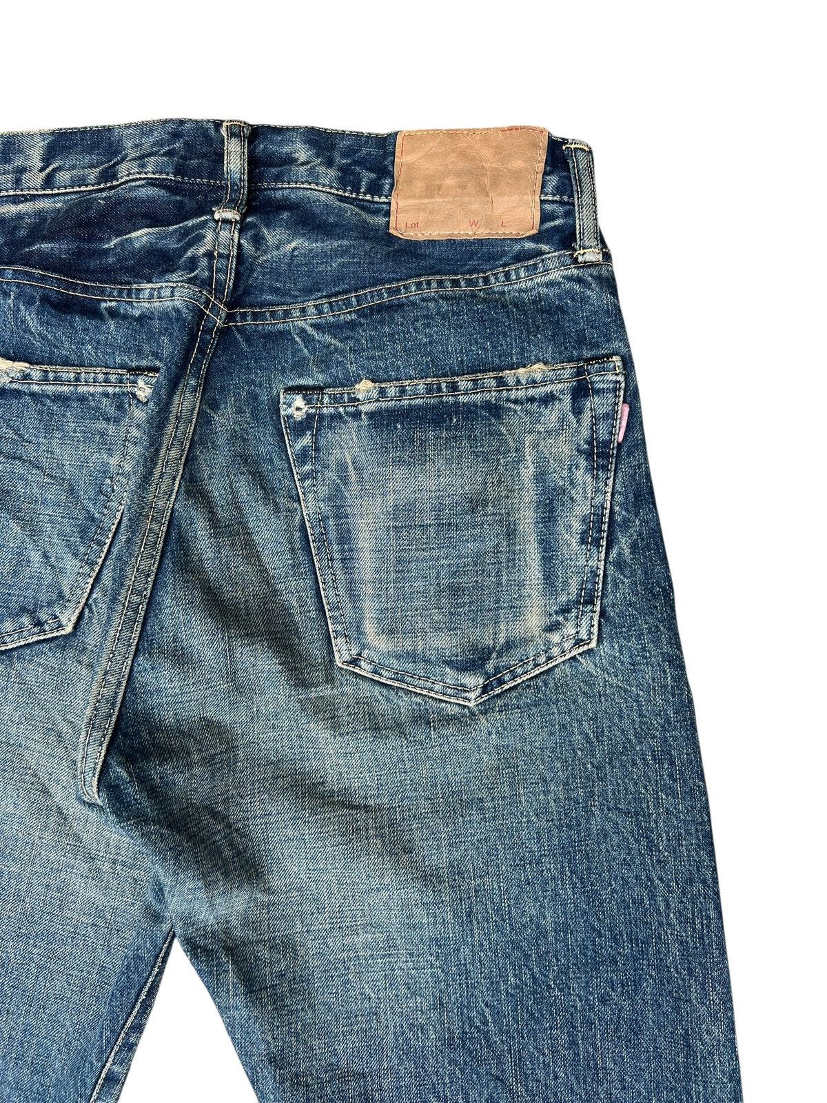 Spellbound Vintage Spellbound Japan Distressed Mud Denim Selvedge Jeans Size US 30 / EU 46 - 19 Thumbnail