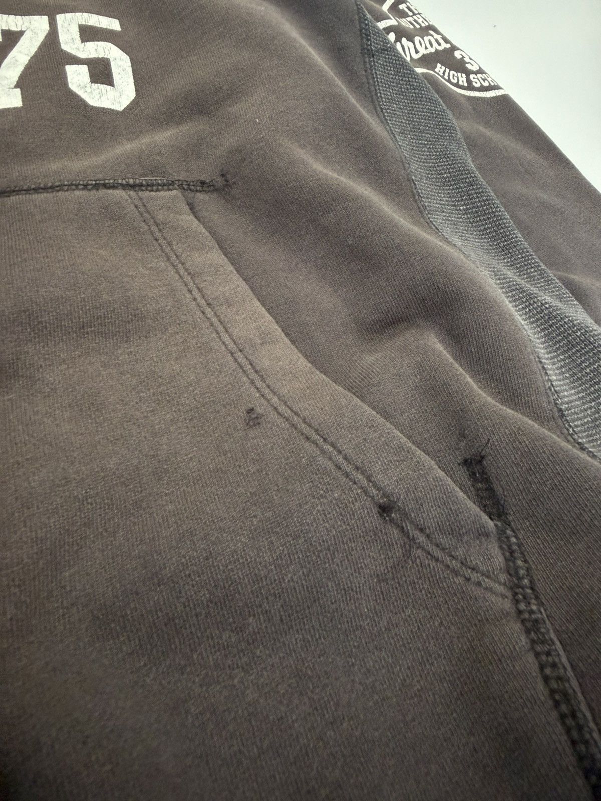 Avirex 🔥 Avirex LTD Athletic Discolored Crazy Distressed Hoodie -L Size US L / EU 52-54 / 3 - 5 Thumbnail