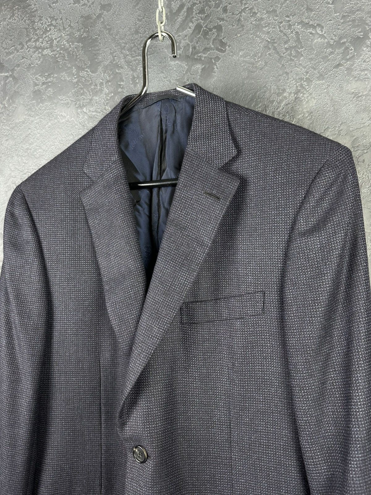 Brioni Brioni Brunico Suit Jacket Navy Blue Wool Size 53 R Size 54R - 4 Thumbnail
