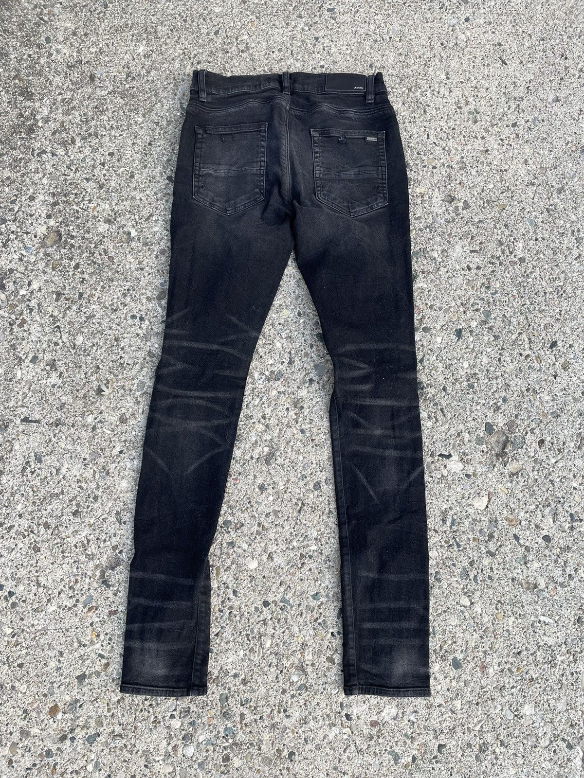 Amiri AMIRI BLACK DISTRESSED DENIM Size US 30 / EU 46 - 6 Thumbnail