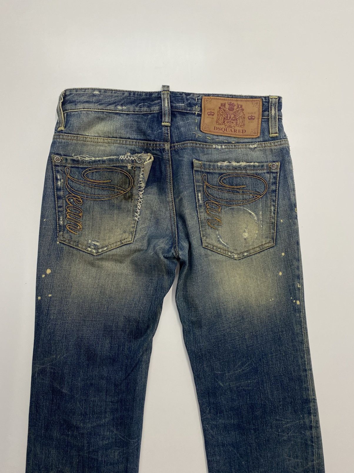 Dsquared2 Dsquared2 Distress Style Denim Jeans Made In Italy Size 32” Size US 32 / EU 48 - 8 Thumbnail