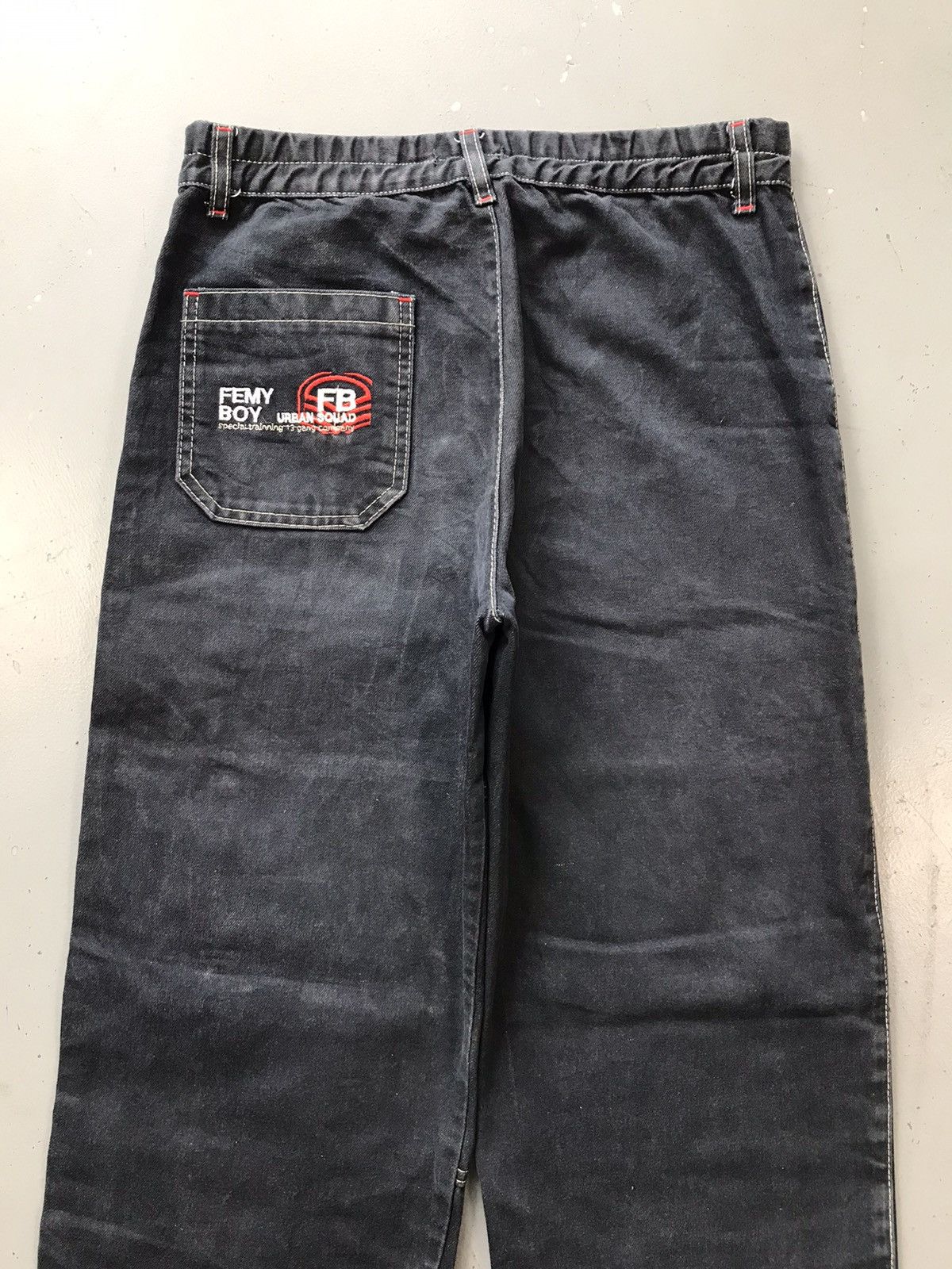 Vintage Vintage faded Femy boy urban squad crazy boy cargo denim Size US 30 / EU 46 - 9 Thumbnail