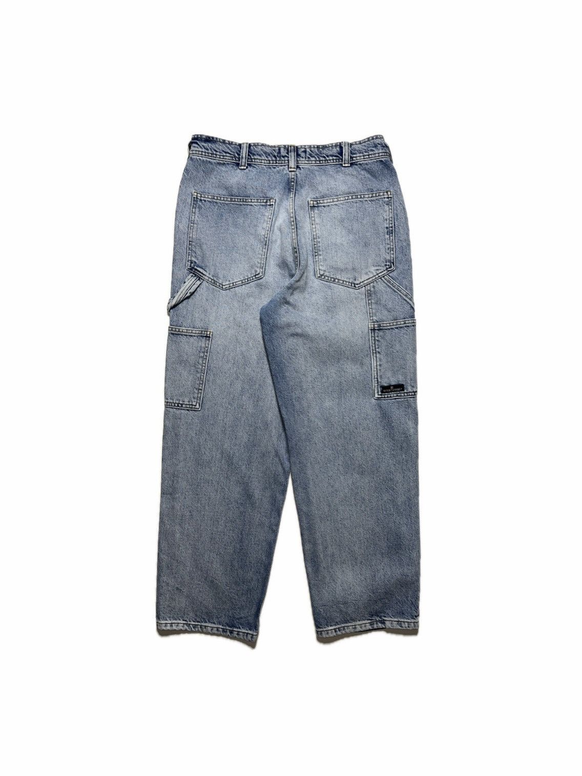 Vintage Vintage Workwear Carpenter Blue Washed Baggy Jeans Size US 32 / EU 48 - 1 Thumbnail