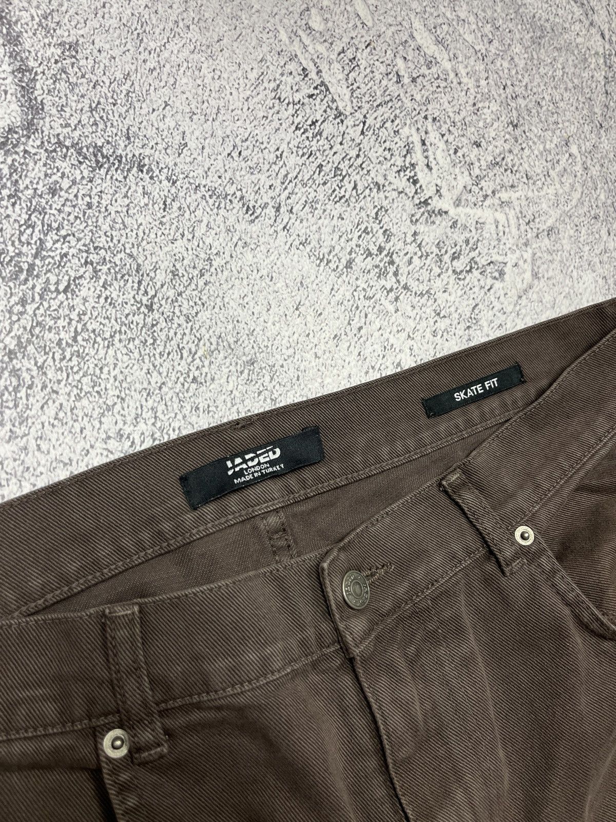 Jaded London Jaded London Skate Fit Double Knee Y2k Denim Jeans Brown Size US 34 / EU 50 - 10 Thumbnail