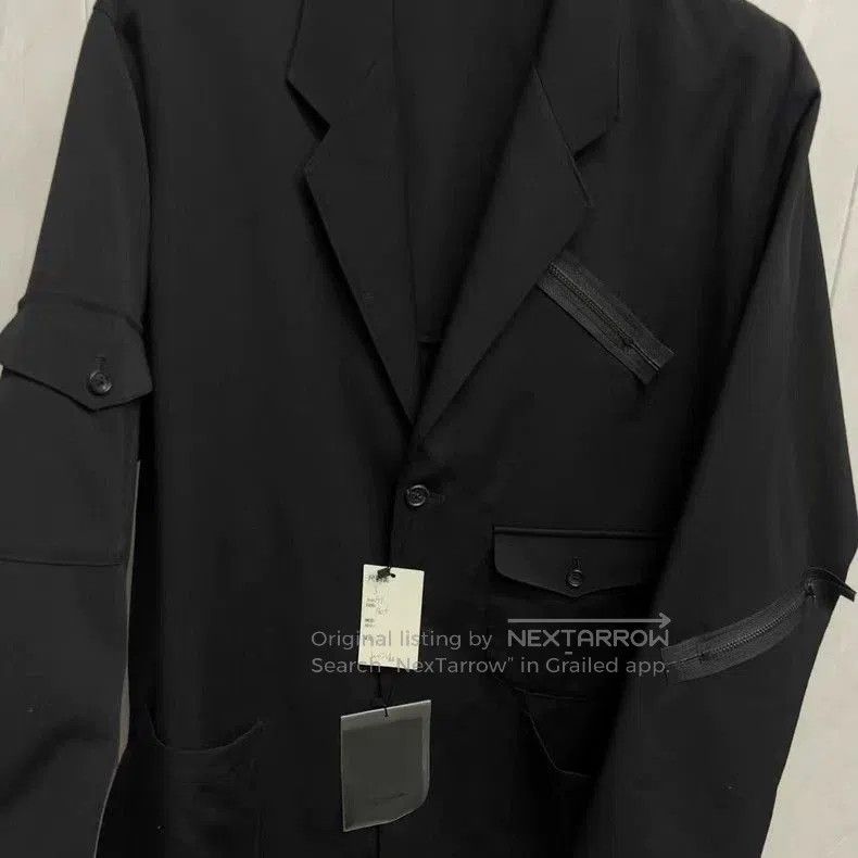 Yohji Yamamoto Yohji Yamamoto Wool Blazer Jacket. Size US XS / EU 42 / 0 - 2 Thumbnail