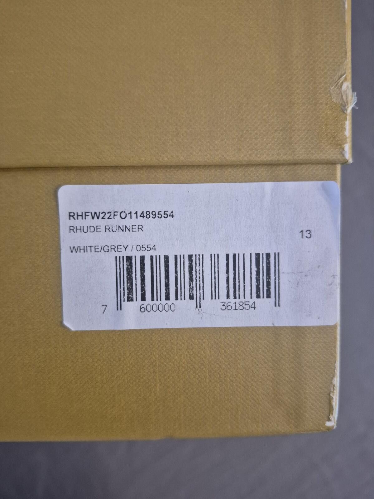 Rhude Rhude Runners Size 13 Brand New in Box Size US 13 / EU 46 - 10 Thumbnail