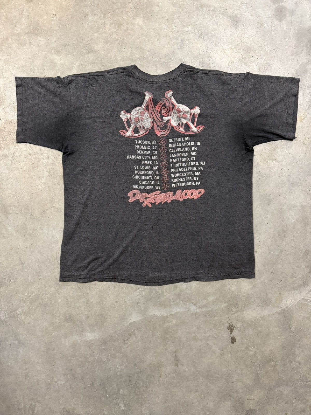 Vintage 1989 Motley Crue Band Tee Size US L / EU 52-54 / 3 - 3 Thumbnail