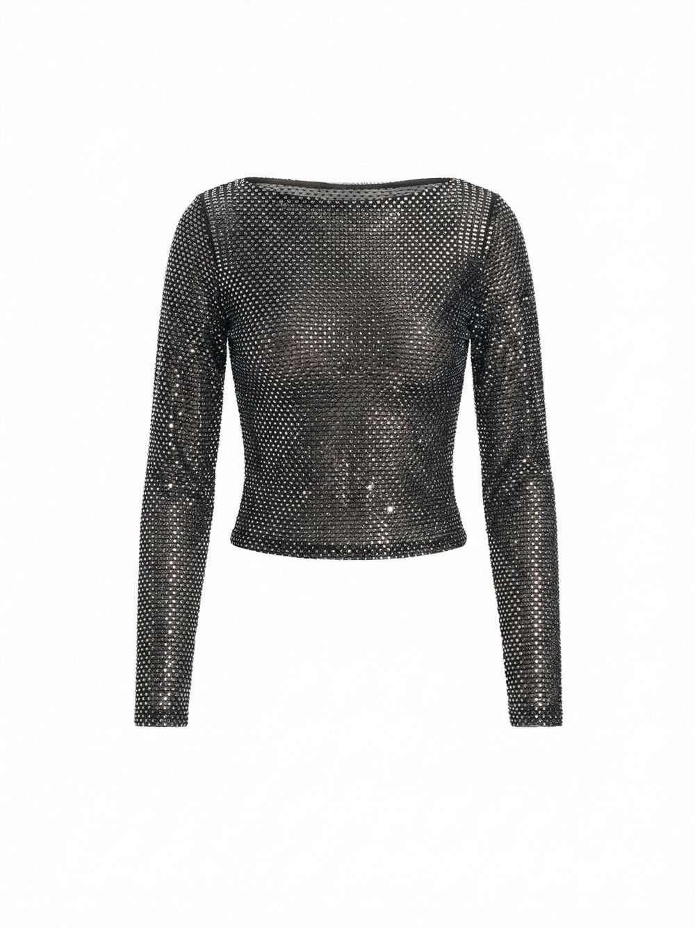 Self-Portrait Rhinestone Top Size XS / US 0-2 / IT 36-38 - 1 Thumbnail