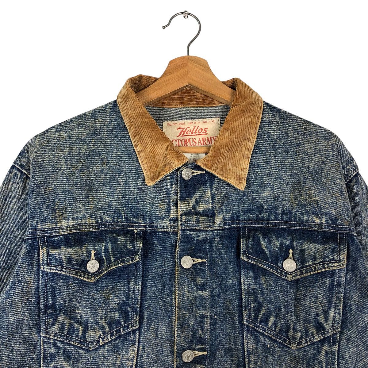 Japanese Brand 🔥90’s Vintage Denim Chore Jacket Octopus Army Issey Miyake Size US M / EU 48-50 / 2 - 2 Thumbnail