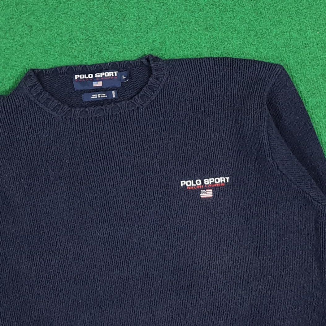 Polo Ralph Lauren Vintage Polo Sport Ralph Lauren Knitwear Sweatshirt C281N20 Size US L / EU 52-54 / 3 - 2 Thumbnail