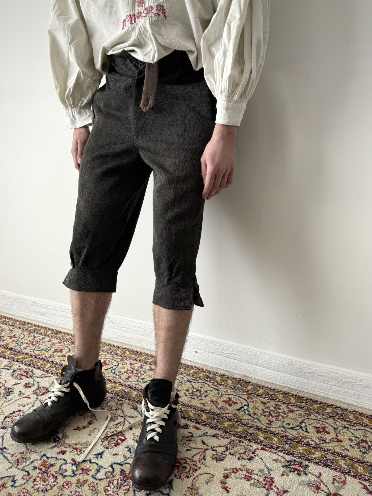 Vintage Vintage 1950s European Faded 'Plus Two' Breeks Size US 28 / EU 44 - 2 Thumbnail