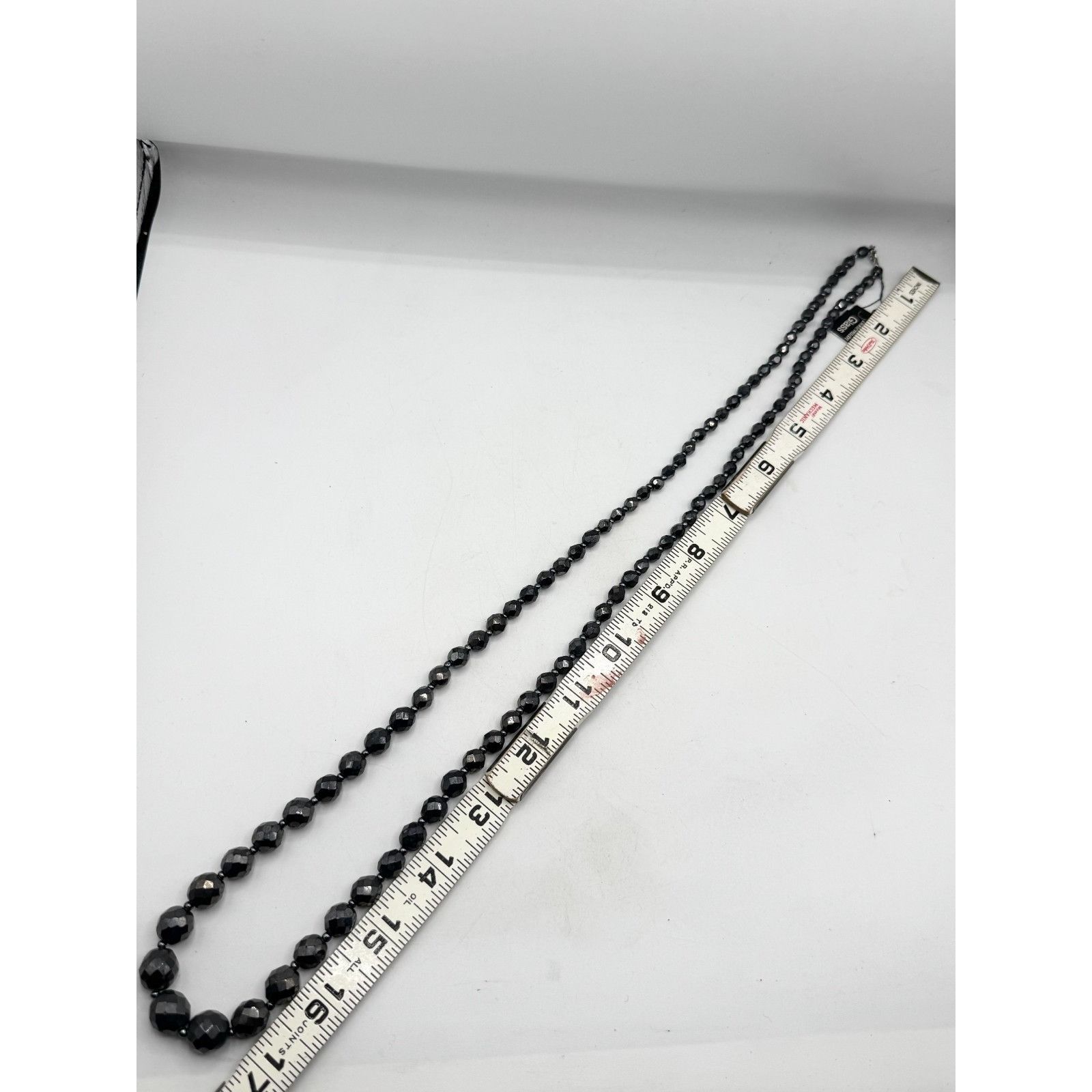 Other Vintage hematite bohemian glass beaded long necklace Size ONE SIZE - 5 Thumbnail