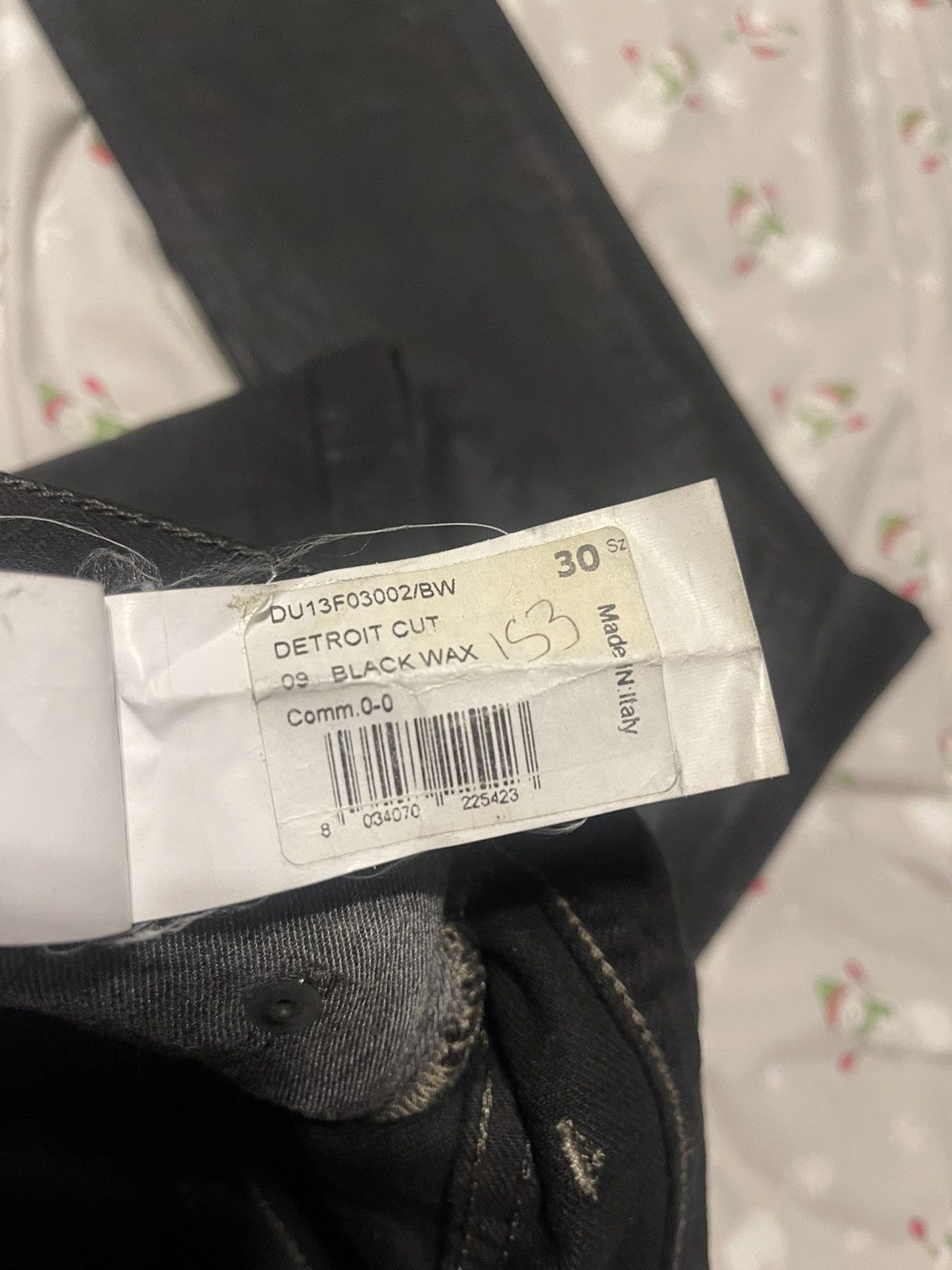 Rick Owens × Rick Owens Drkshdw Brand New 2013 Rick Owens Olmar & Mirta Produced Wax Denim Size US 32 / EU 48 - 7 Thumbnail