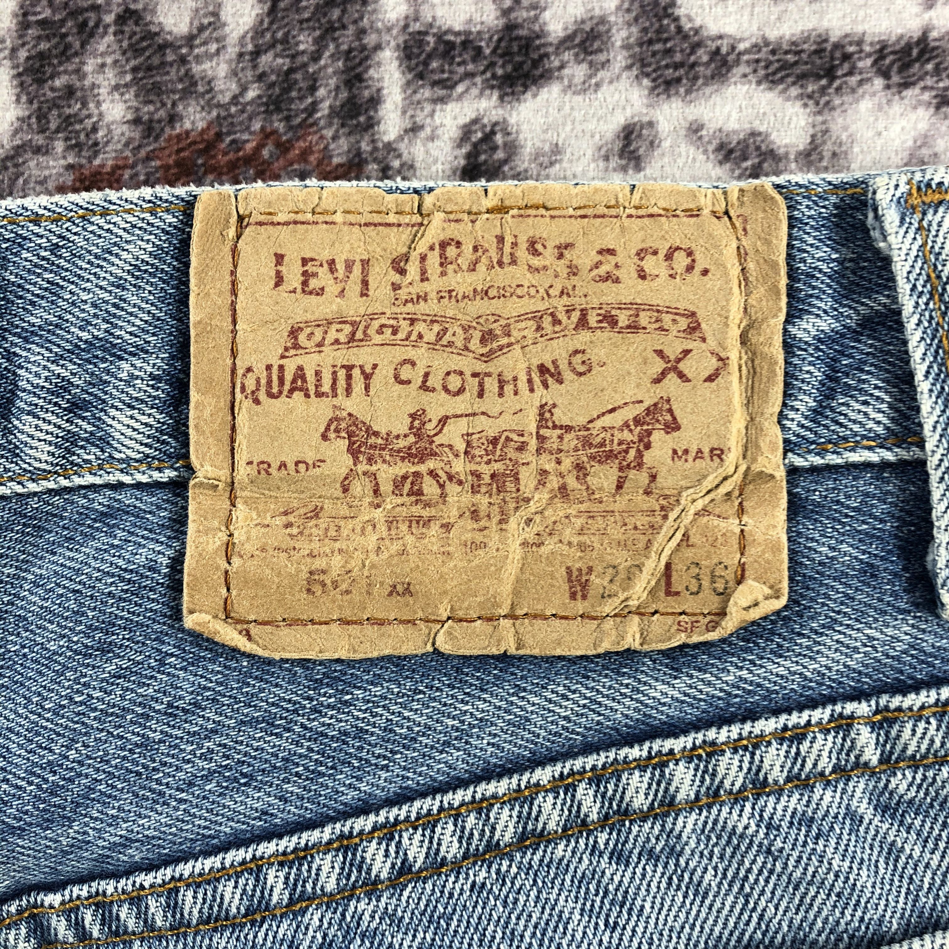 Levi's × Vintage Vintage 90s Ripped Levis 501 Jeans-JM2709 Size US 29 - 6 Thumbnail