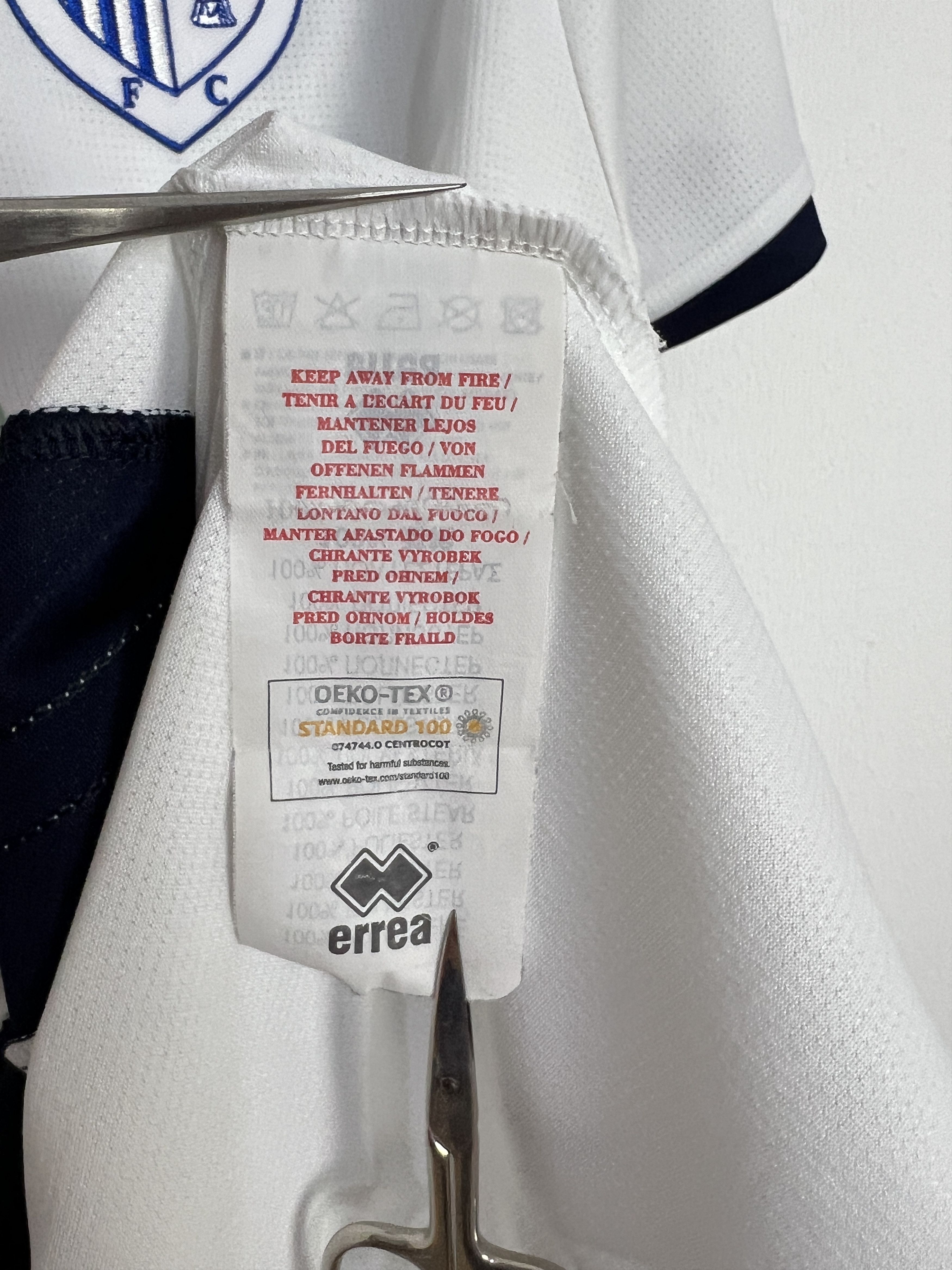 Errea Ware FC Football Shirt Errea Soccer White Jersey Mens Trikot Size US M / EU 48-50 / 2 - 8 Thumbnail
