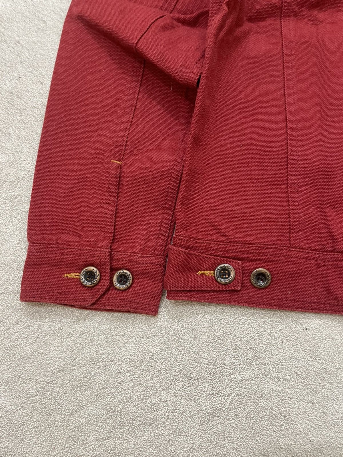 Japanese Brand 2000s Americana Workwear Hooded Canvas Jacket Y2K if6was9 Size US L / EU 52-54 / 3 - 7 Thumbnail