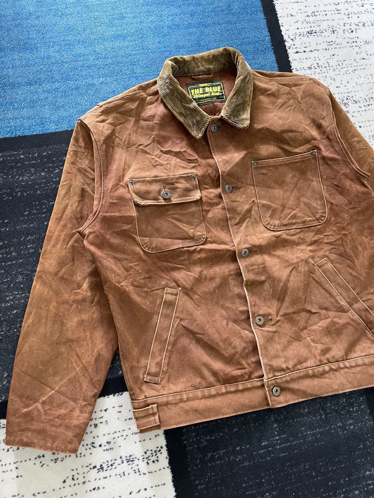 Japanese Brand Vintage The Blue Persimmon Tannin Jacket Size US L / EU 52-54 / 3 - 4 Thumbnail