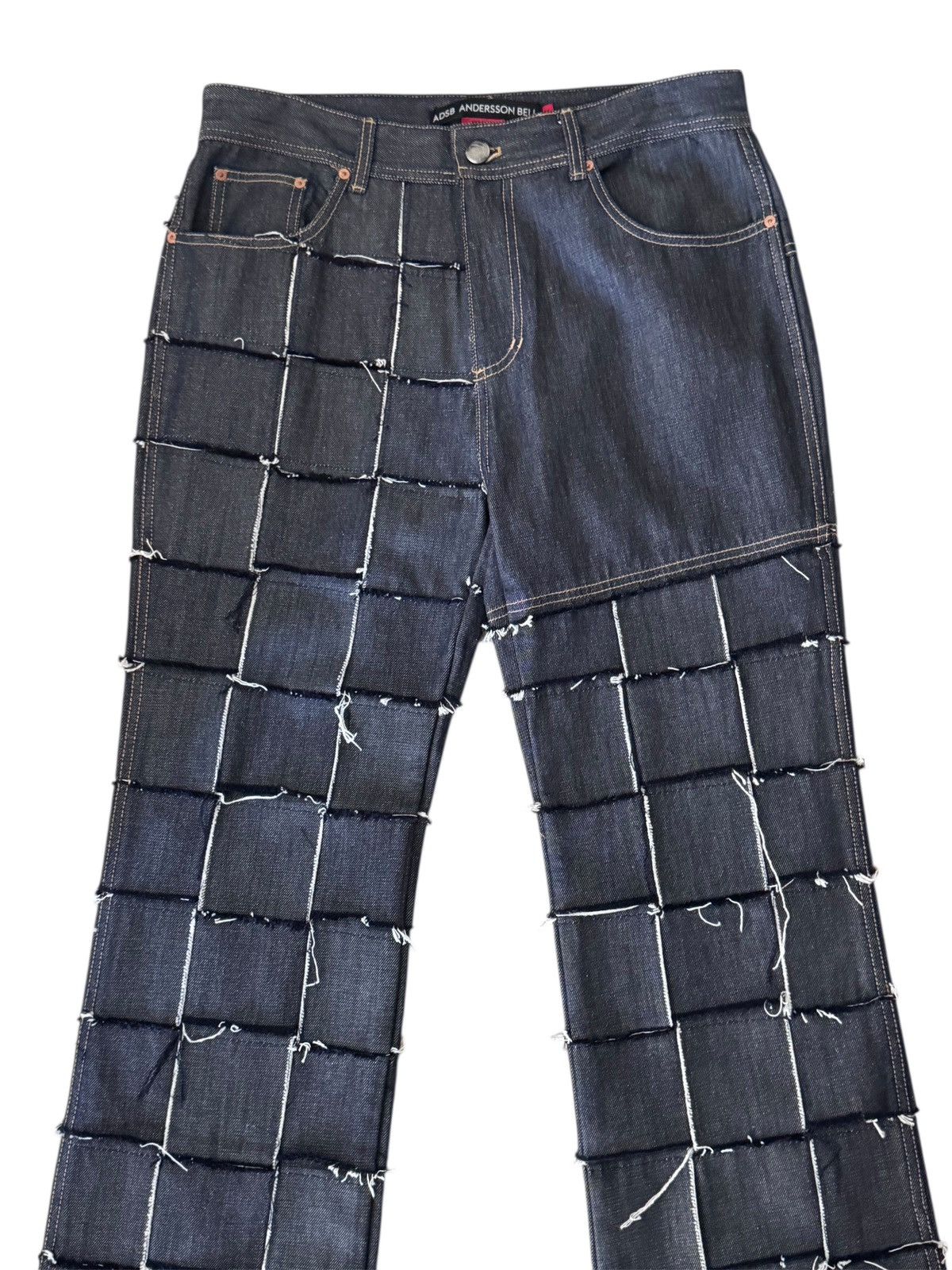 Andersson Bell ADSB Andersson Bell Indigo Patchwork Runway Denim Jeans Size US 31 - 3 Thumbnail