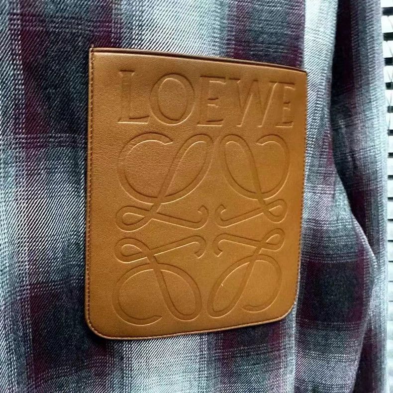 Loewe loewe Leather brand shirt 2506-Nextarrow Size US M / EU 48-50 / 2 - 3 Thumbnail
