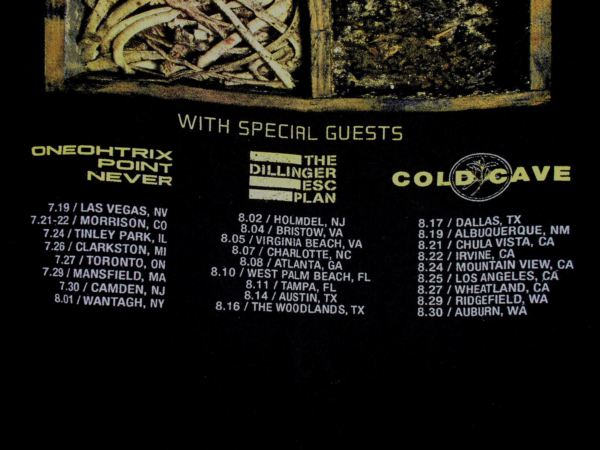 Band Tees Nine Inch Nails Soundgarden Concert Tour T Shirt 2014 Guests Size US XL / EU 56 / 4 - 5 Thumbnail