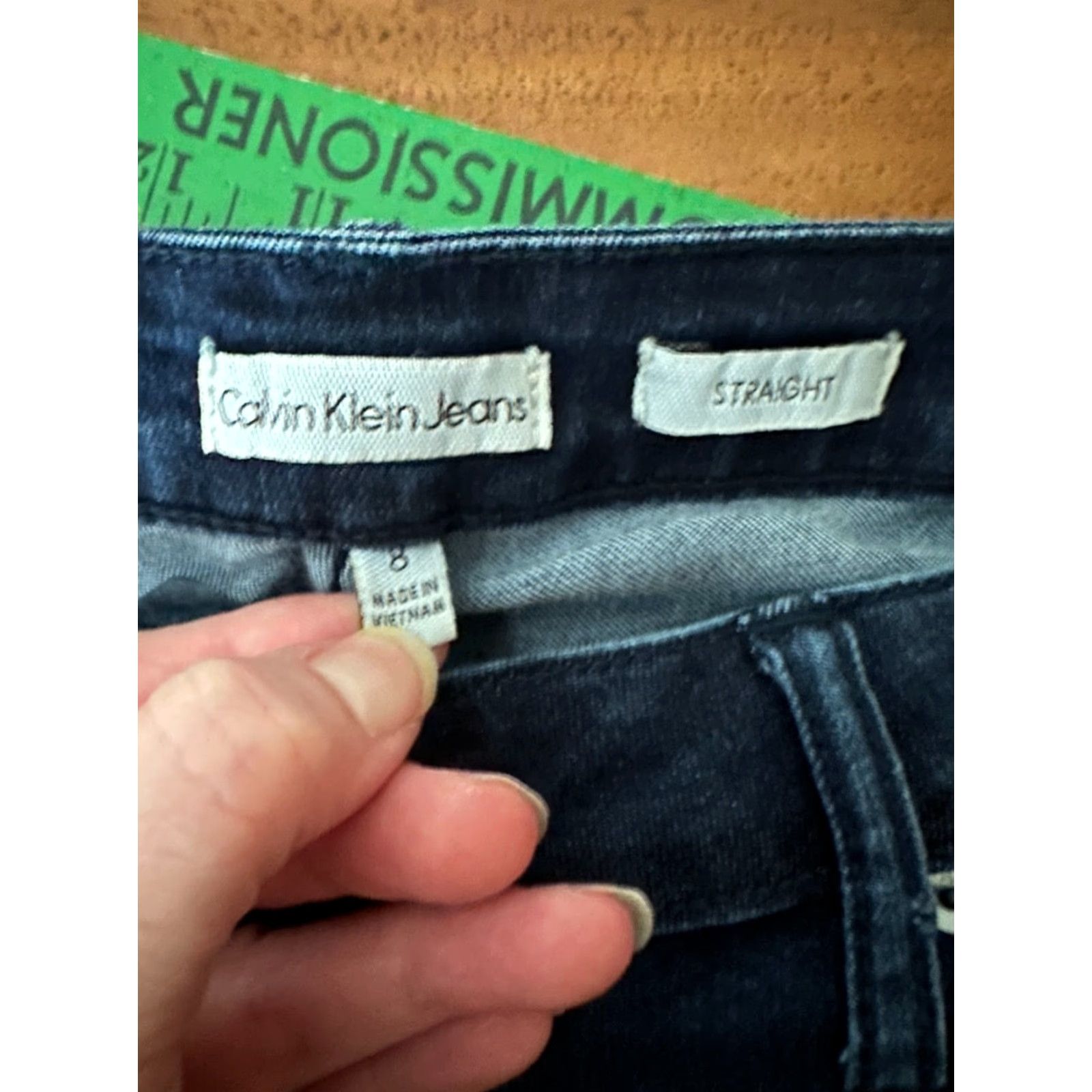 Calvin Klein Calvin Klein Jeans Woman's Size 8 Blue Denim Size 30" / US 8 / IT 44 - 3 Thumbnail