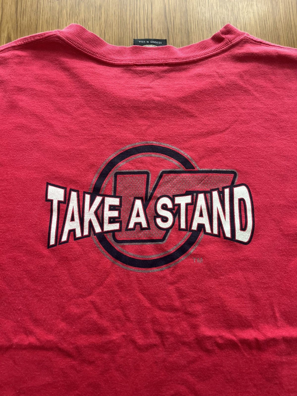 Vans × Vintage Vintage Vans Take A Stand (OG) Skateboard 90’s Tshirt Size US M / EU 48-50 / 2 - 10 Thumbnail