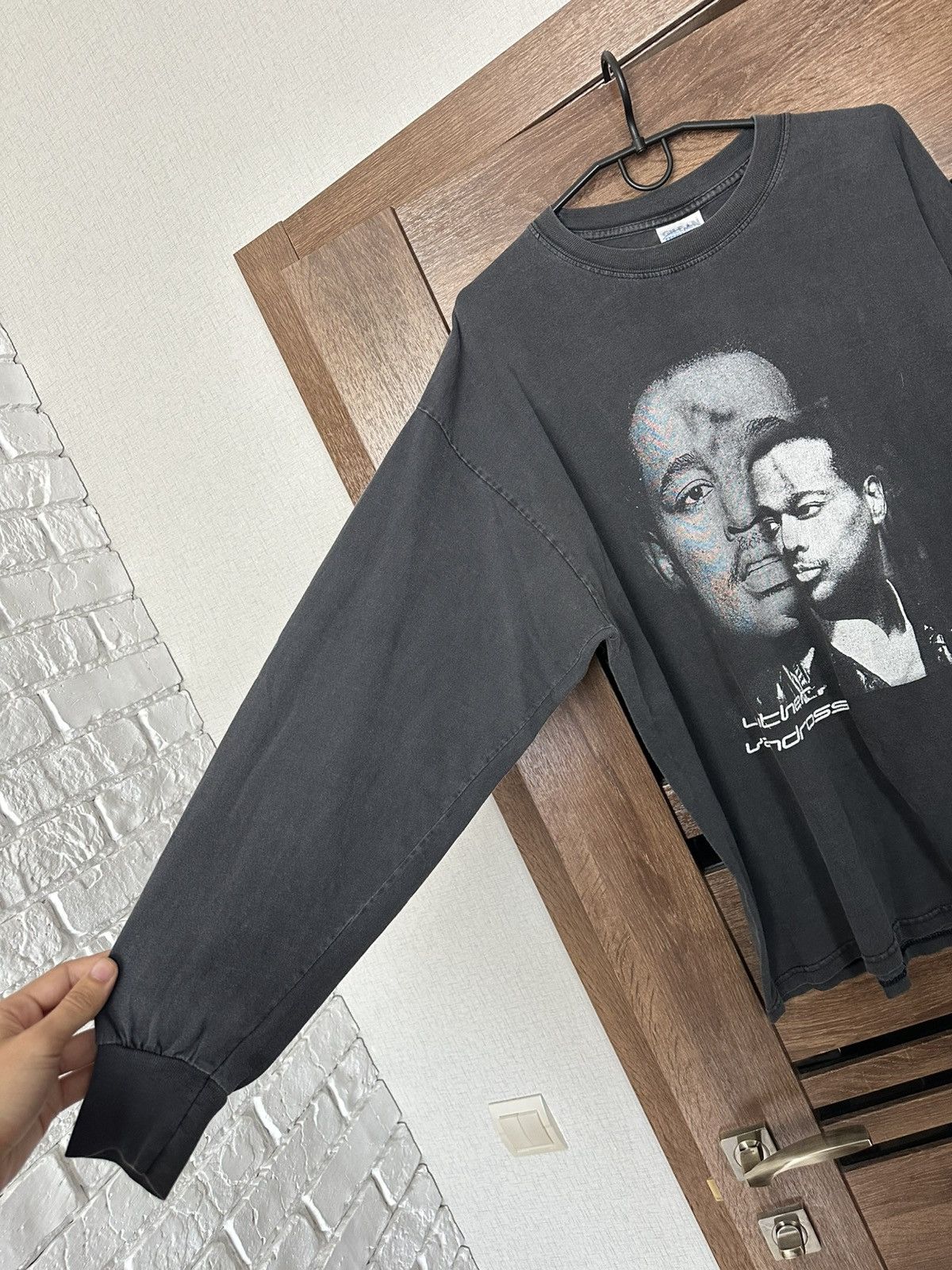 Band Tees Luther Vansross Vintage Band T-Shirt Tee Long Sleeve 90s Size US XL / EU 56 / 4 - 9 Thumbnail