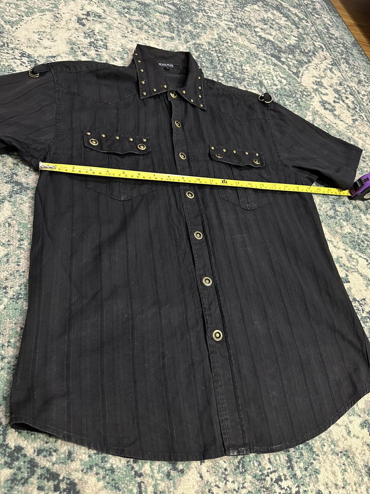 In The Attic In The Attic Homme Bondage Studded Button Shirt Size US M / EU 48-50 / 2 - 15 Thumbnail