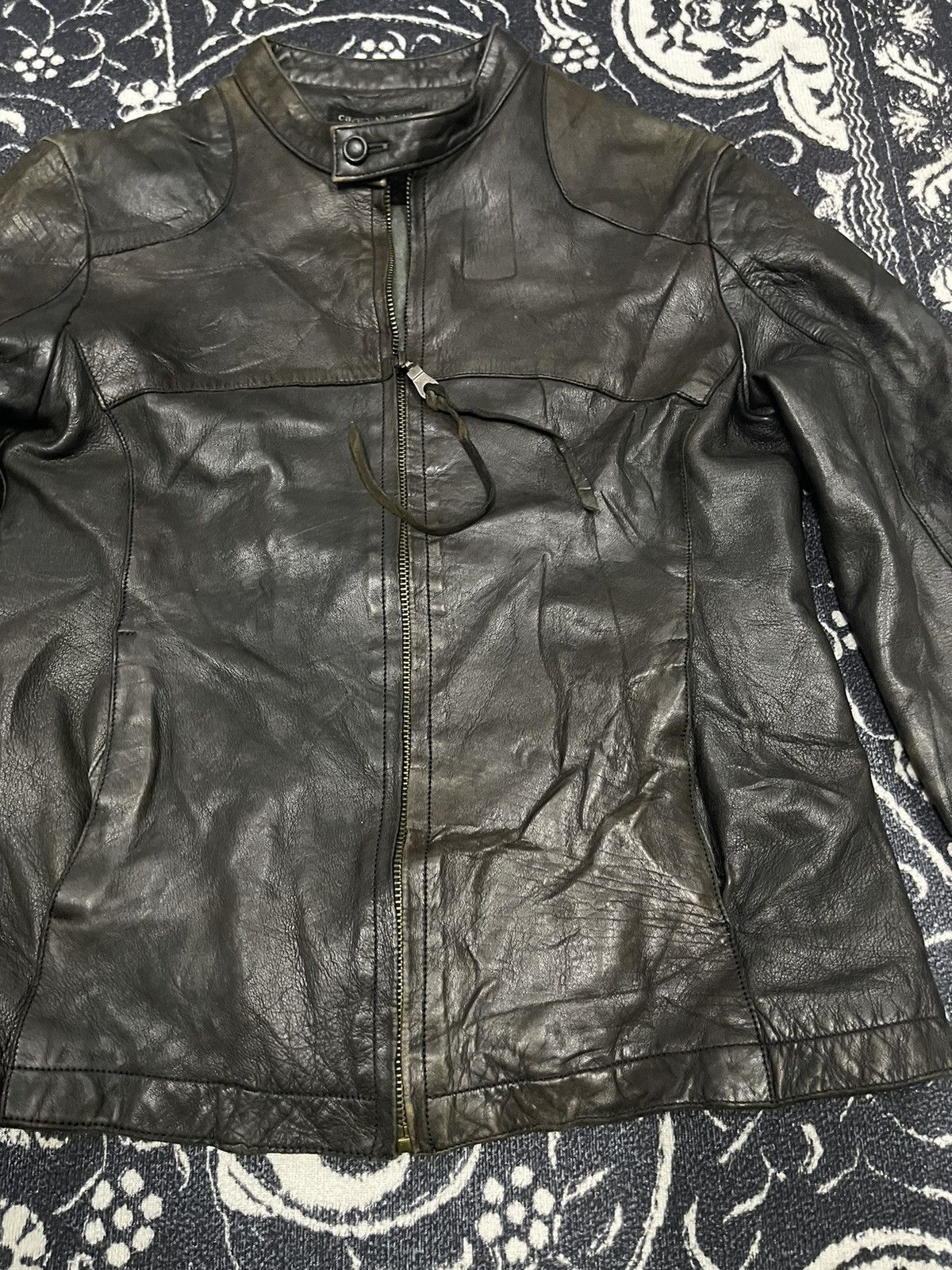 CHRISTIAN PEAU VINTAGE CHRISTIAN PEAU GOAT LEATHER BIKER JACKET Size XS / US 0-2 / IT 36-38 - 6 Thumbnail