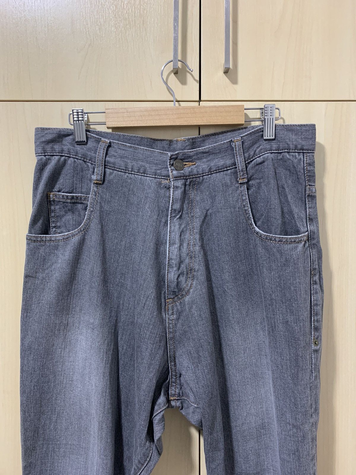 Frapbois Frapbois harem denim pant jean Size US 32 / EU 48 - 4 Thumbnail