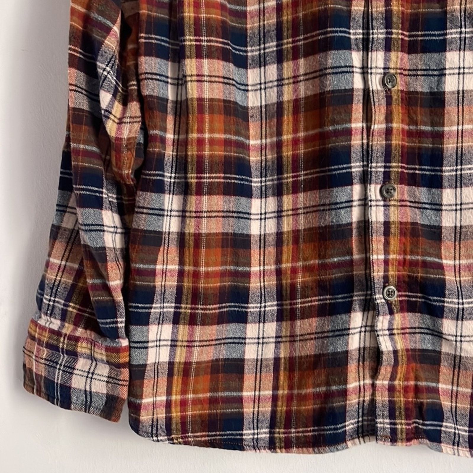 Eddie Bauer Eddie Bauer 100% cotton flannel plaid button down shirt XL Size US XL / EU 56 / 4 - 3 Thumbnail