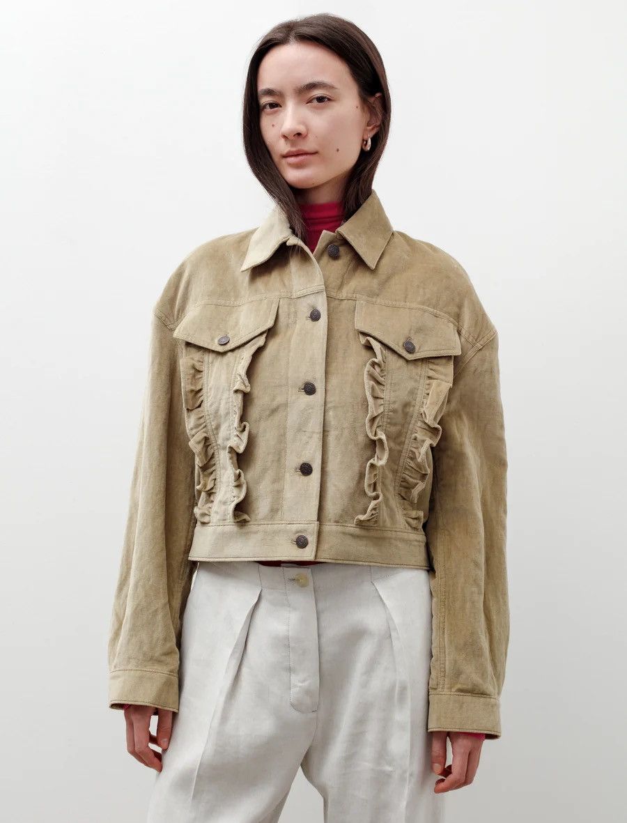 Acne Studios Acne Studios Ruffle Velour Jacket Size S / US 4 / IT 40 - 10 Thumbnail