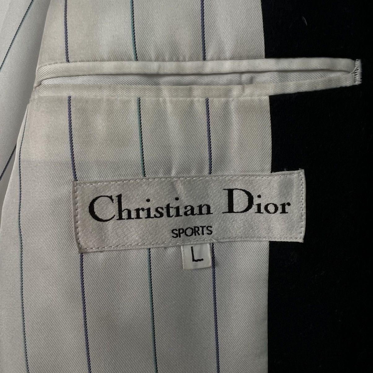 Christian Dior Monsieur CHRISTIAN DIOR SPORTS Double Breasted Wool Coat #4122-C187 Size L / US 10 / IT 46 - 13 Thumbnail