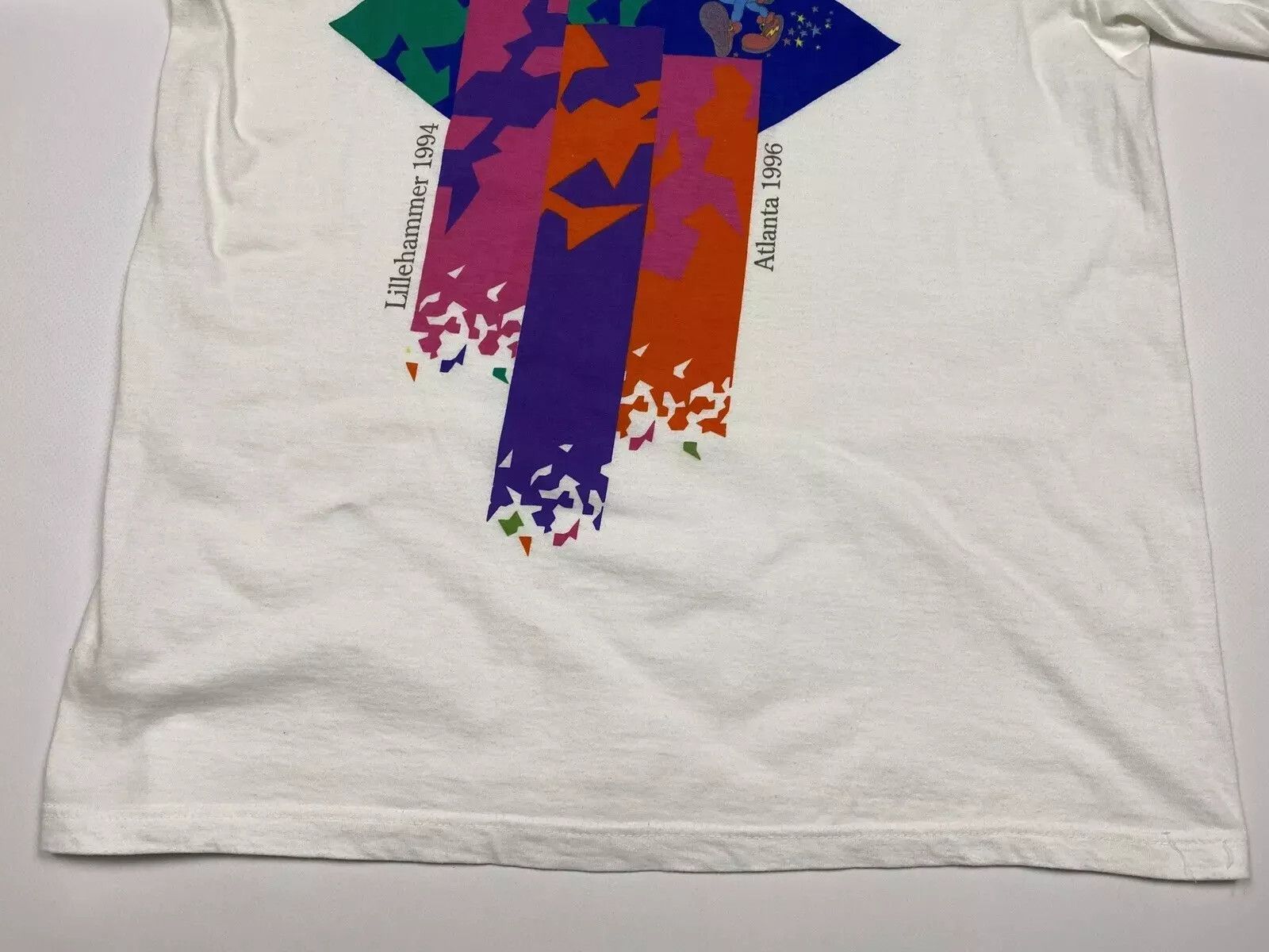 Vintage VINTAGE 1990s ATLANTA OLYMPIC 1996 TEE SHIRT OLYMPIC GAMES Size US M / EU 48-50 / 2 - 6 Thumbnail