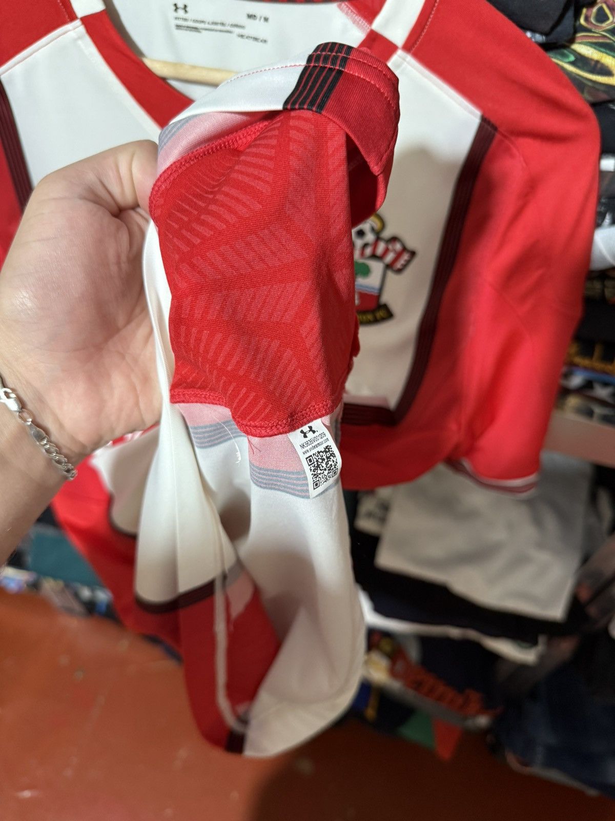 Under Armour Under Armour Southampton 2017 2018 Home Soccer Jersey Size US S / EU 44-46 / 1 - 8 Thumbnail
