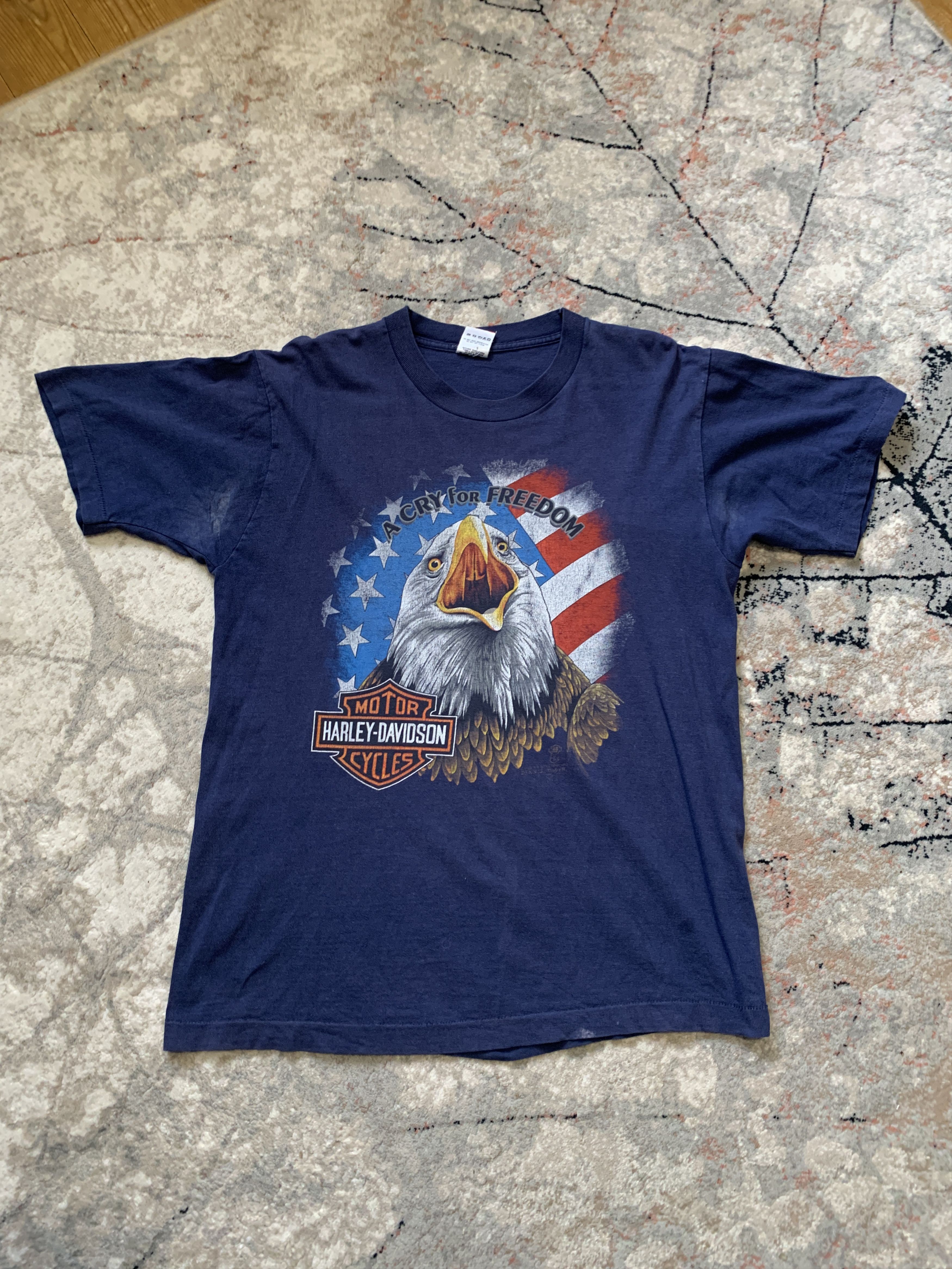 Fruit Of The Loom Harley-Davidson 1988 House Of Harley Vintage Tee Size US L / EU 52-54 / 3 - 2 Thumbnail