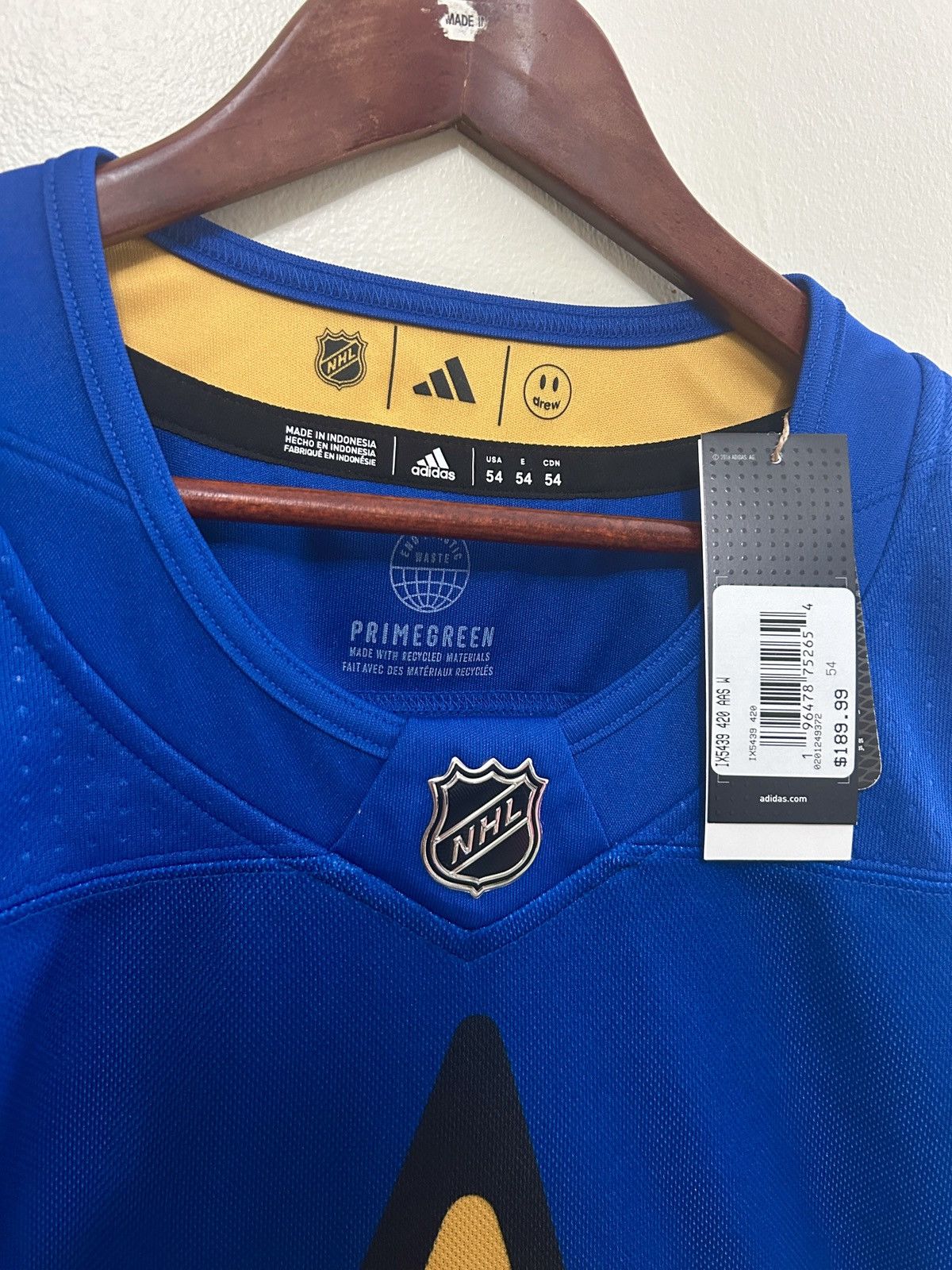 Adidas × NHL 2024 All Star Game Adidas x Drew House Blue NHL Jersey Size US XL / EU 56 / 4 - 4 Thumbnail