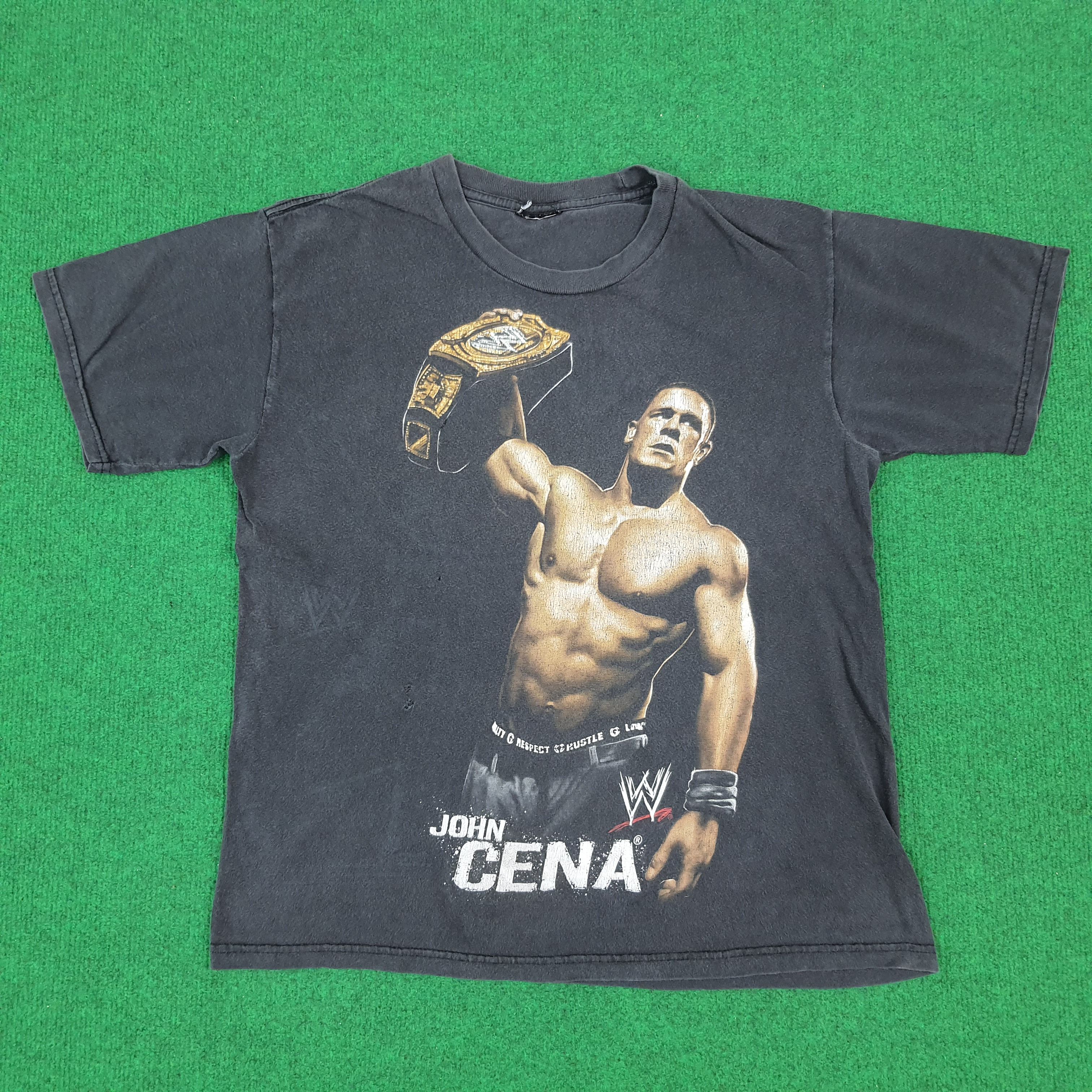 Vintage × WWE × WWF Vintage WWE Wrestling John Cena Champion Tshirt Size US M / EU 48-50 / 2 - 1 Thumbnail