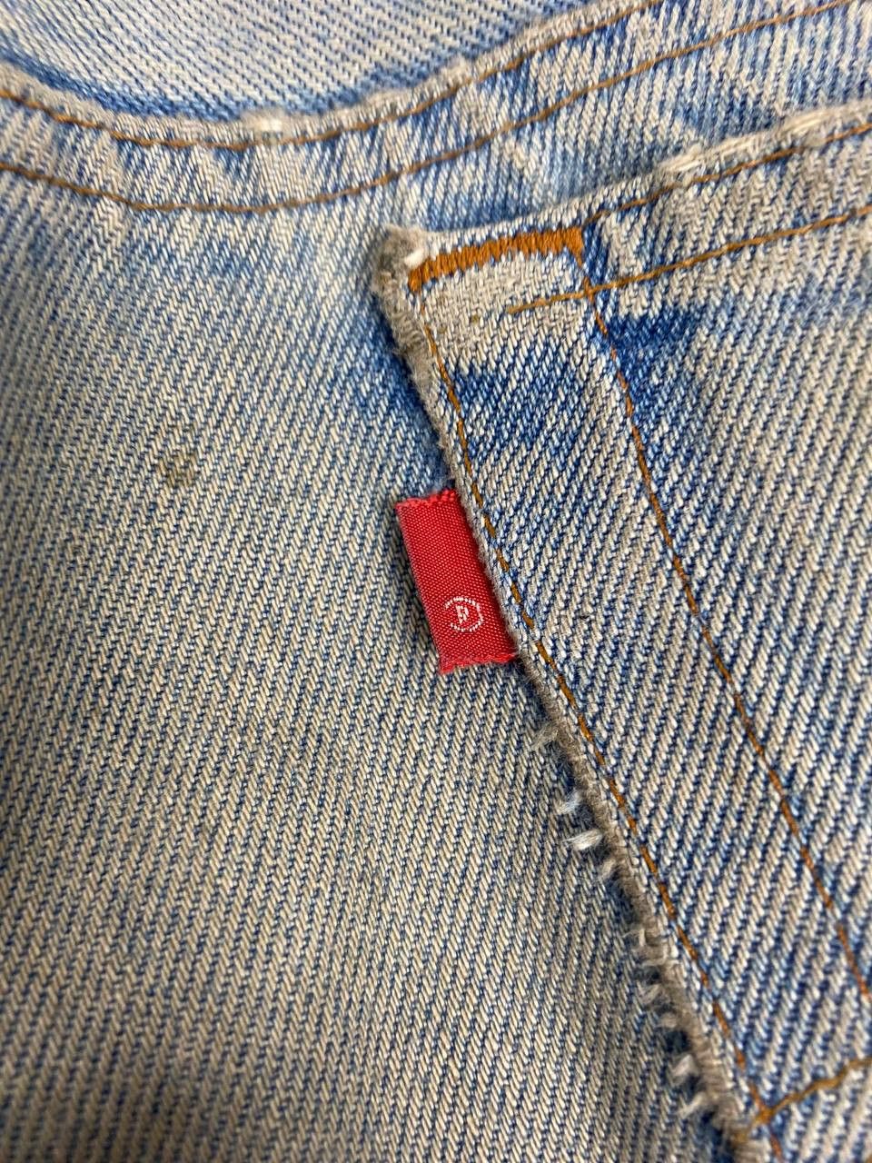 Levi's vintage 80s levis 501 single r tab distressed denim Size US 36 / EU 52 - 4 Thumbnail