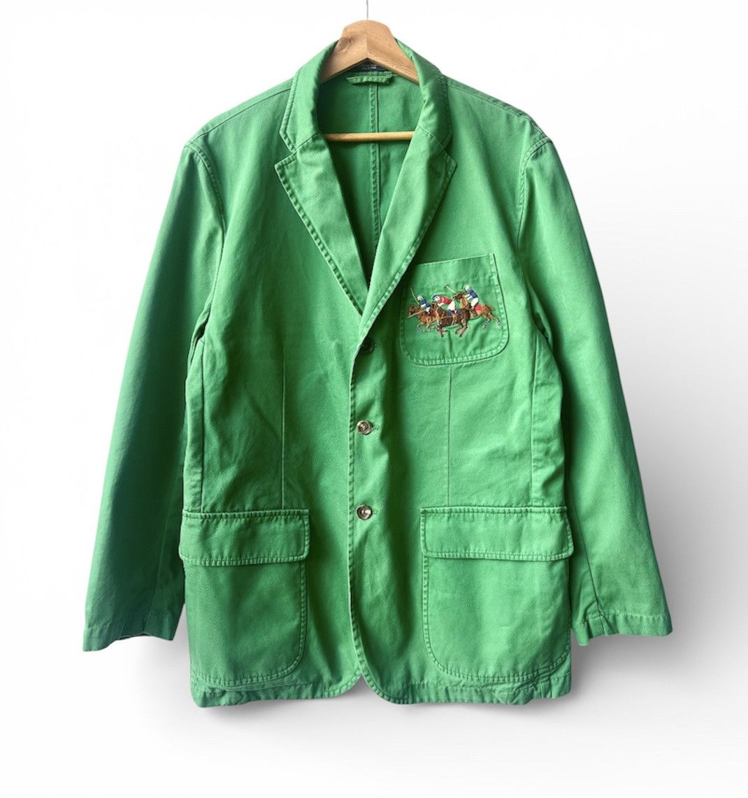 Polo Ralph Lauren Vintage Polo by Ralph Lauren Equestrian Coat Jacket Size US XXL / EU 58 / 5 - 1 Thumbnail