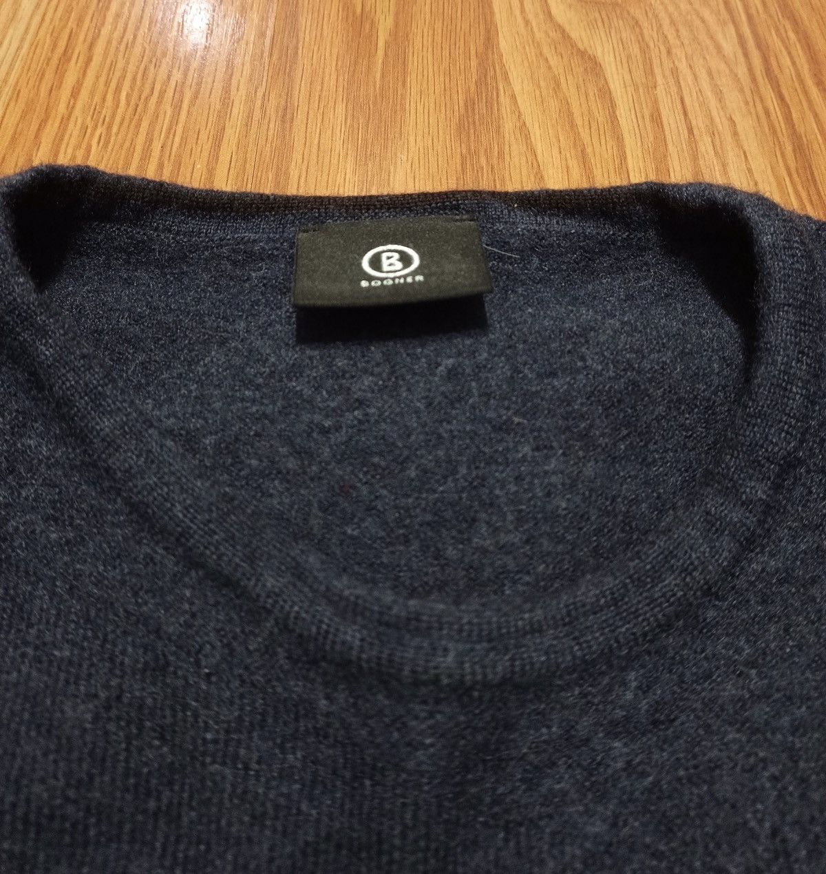 Bogner BOGNER Virgin Wool Blue Sweater Size M Size M / US 6-8 / IT 42-44 - 8 Thumbnail