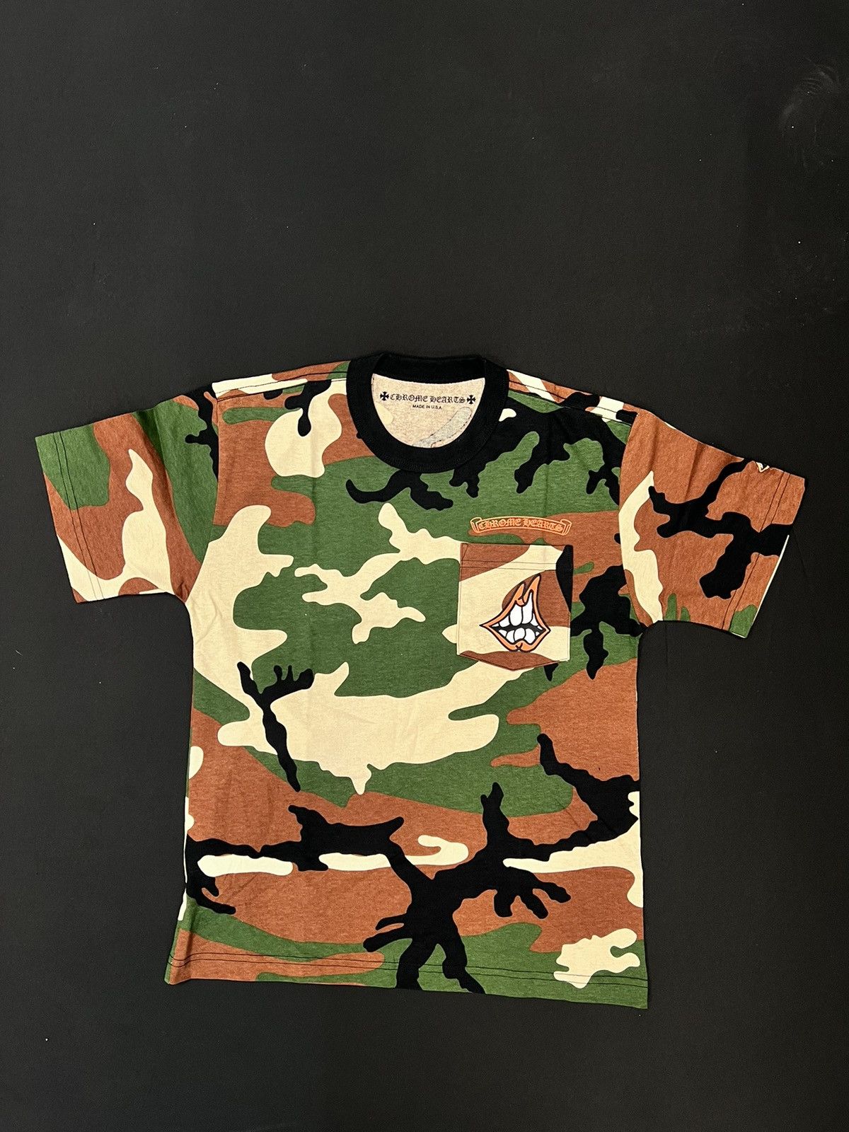 Chrome Hearts Chrome Hearts Matty Boy Caution Camo T Shirt Grailed 6753