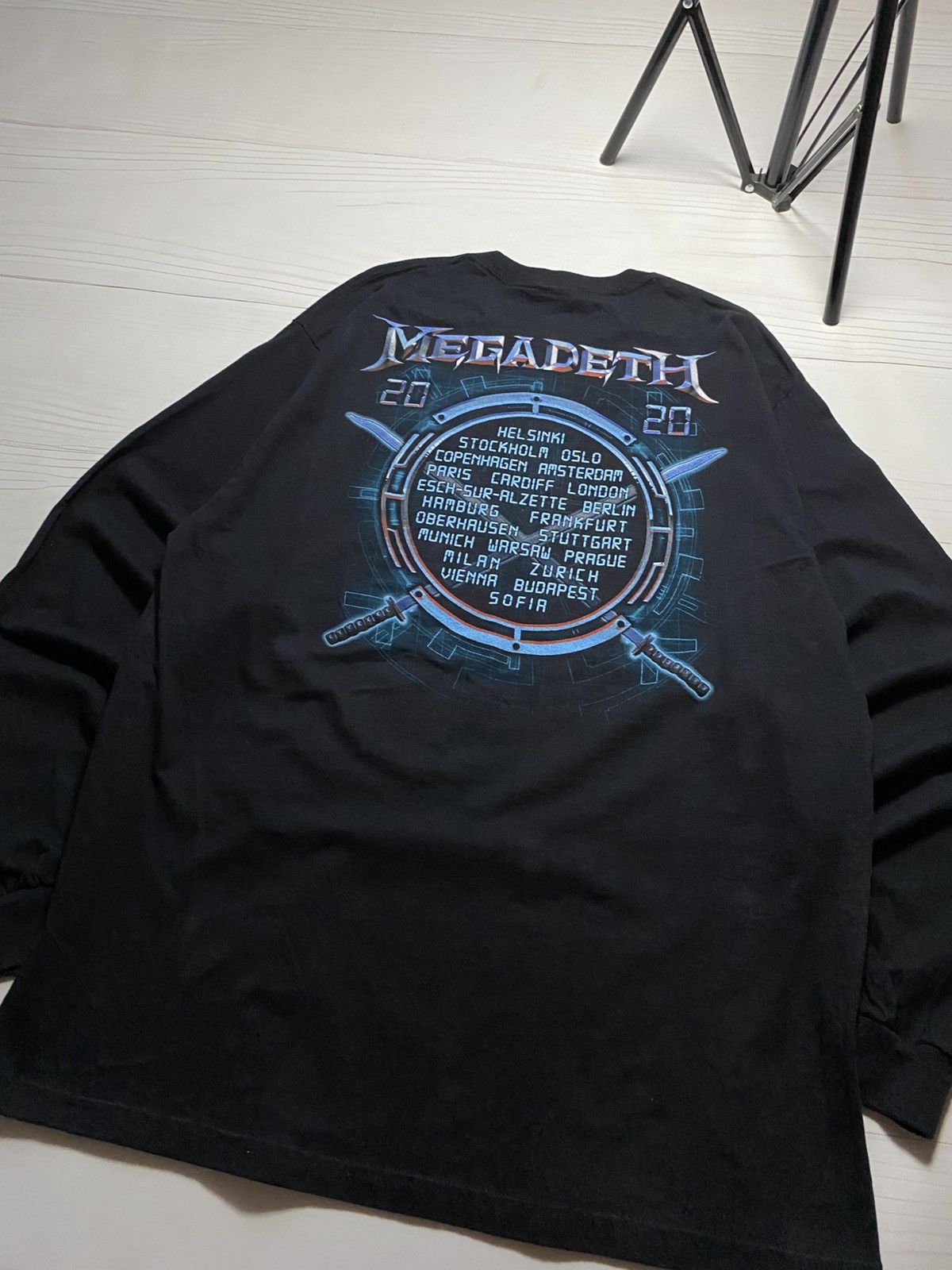 Megadeth Megadeth Dystopia Europe Toure 2020 longsleeve t shirt band Size US XL / EU 56 / 4 - 12 Thumbnail