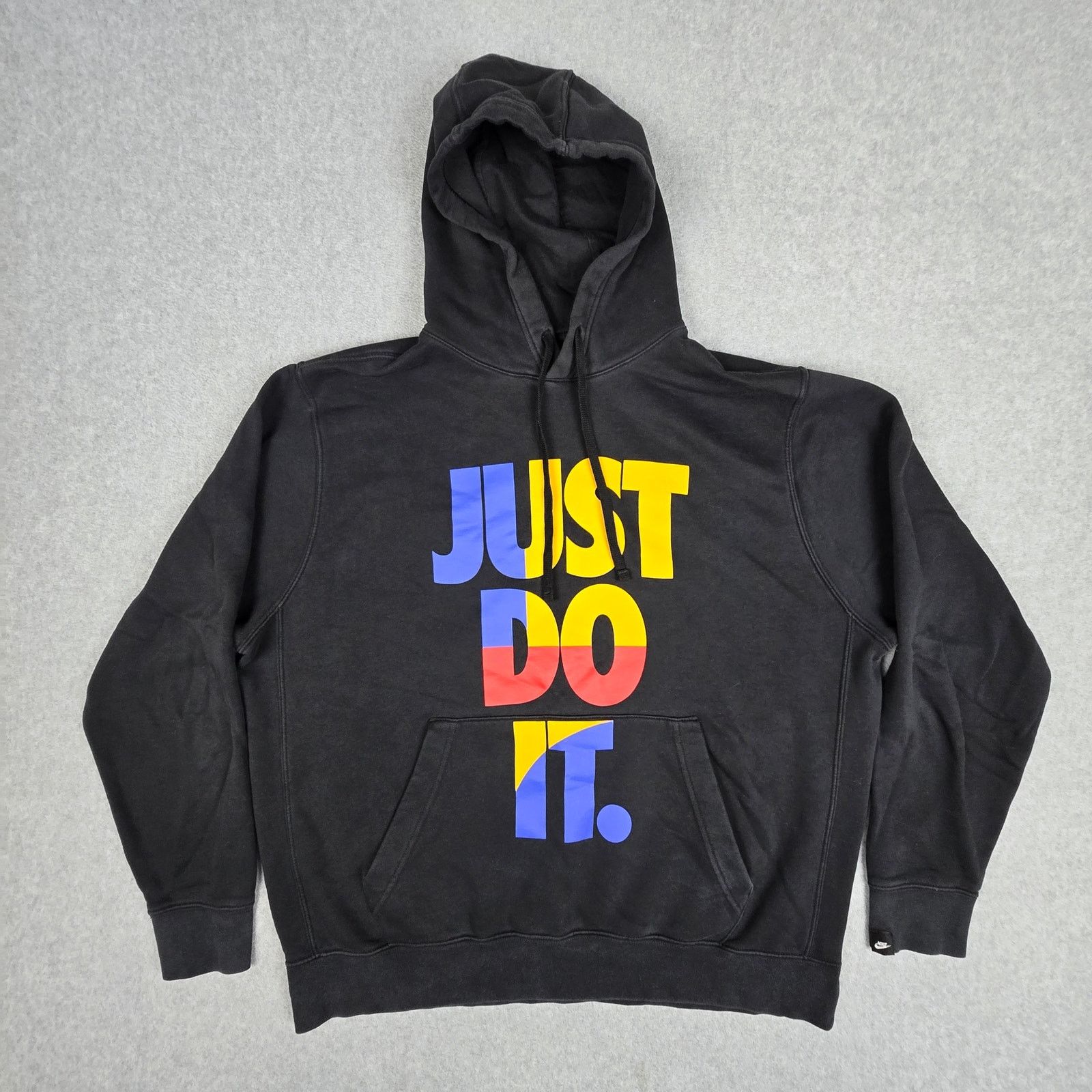 Nike Nike XL Black Just Do It Pullover Hoodie Size US XL / EU 56 / 4 - 2 Thumbnail