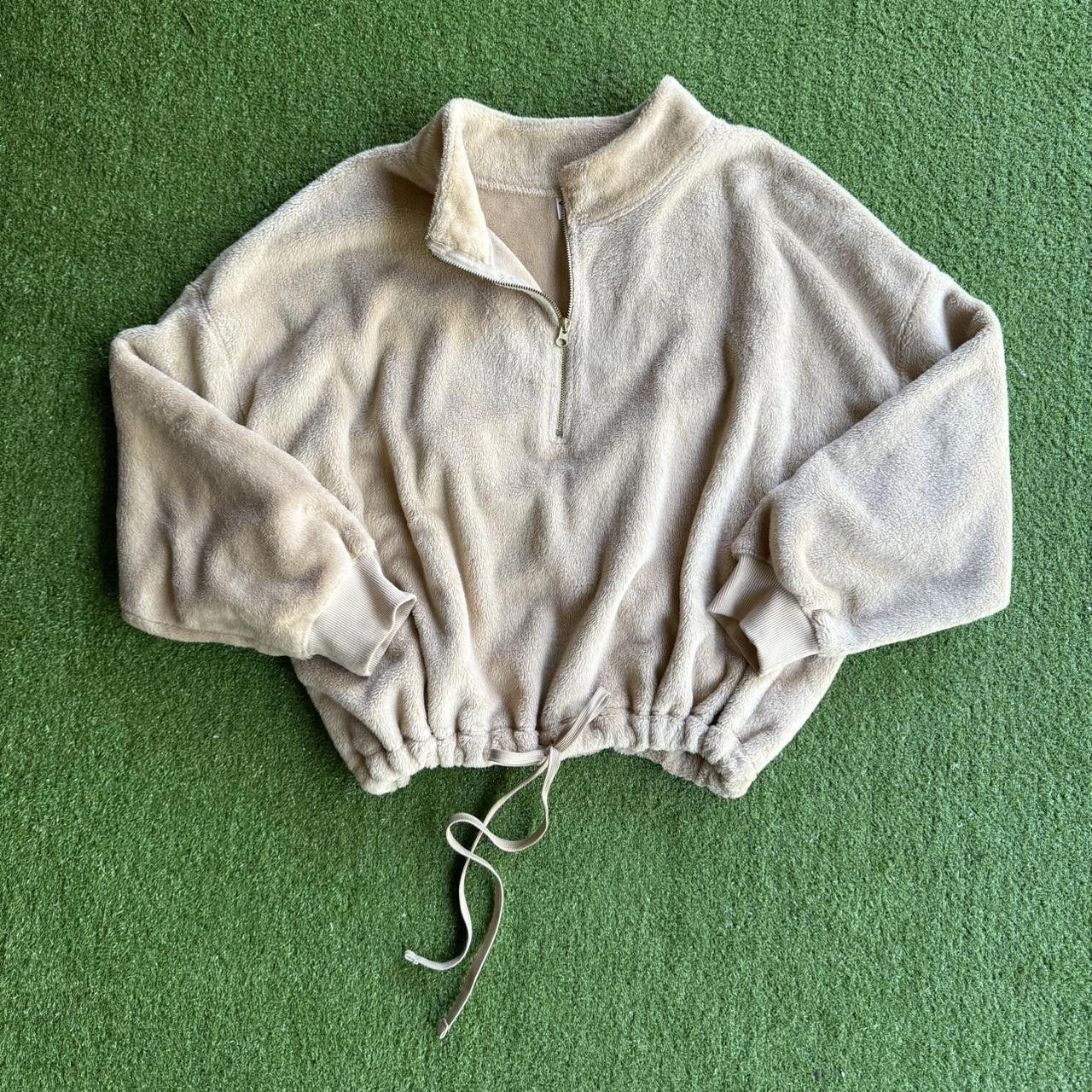 Old Navy Cream Old Navy quarter zip sweater Size XXL / US 16-18 / IT 52-54 - 1 Thumbnail