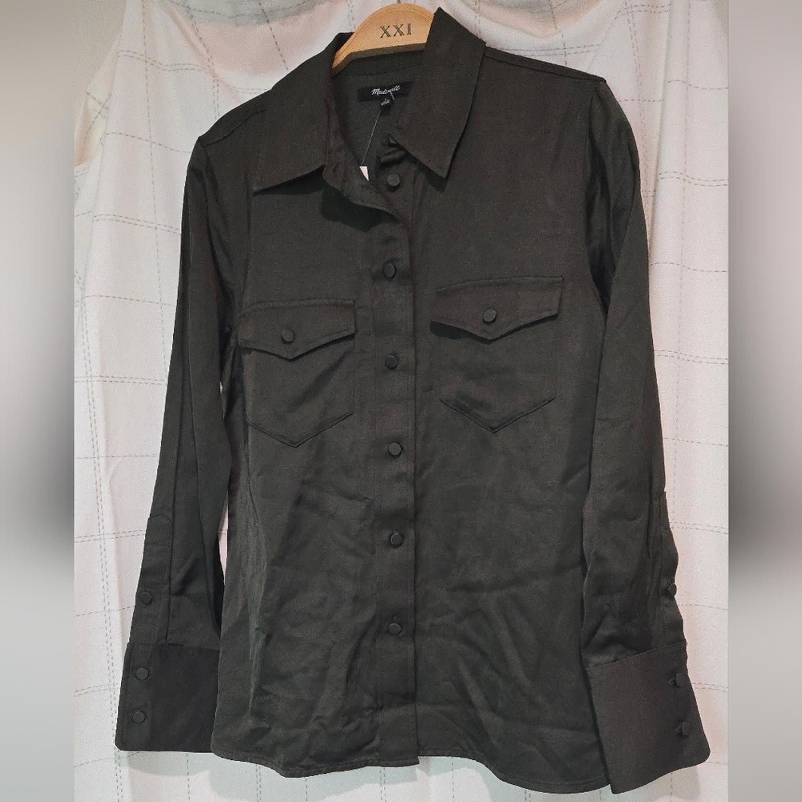 Madewell Madewell Western Shirt in Linen Blend Size XS / US 0-2 / IT 36-38 - 3 Thumbnail