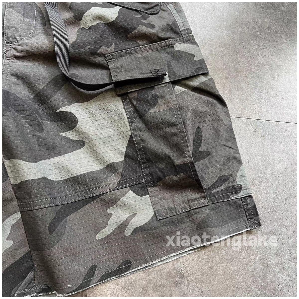 Vintage otl bape carhartt style loose baggy flared cargo camo shorts Size US 36 / EU 52 - 3 Thumbnail