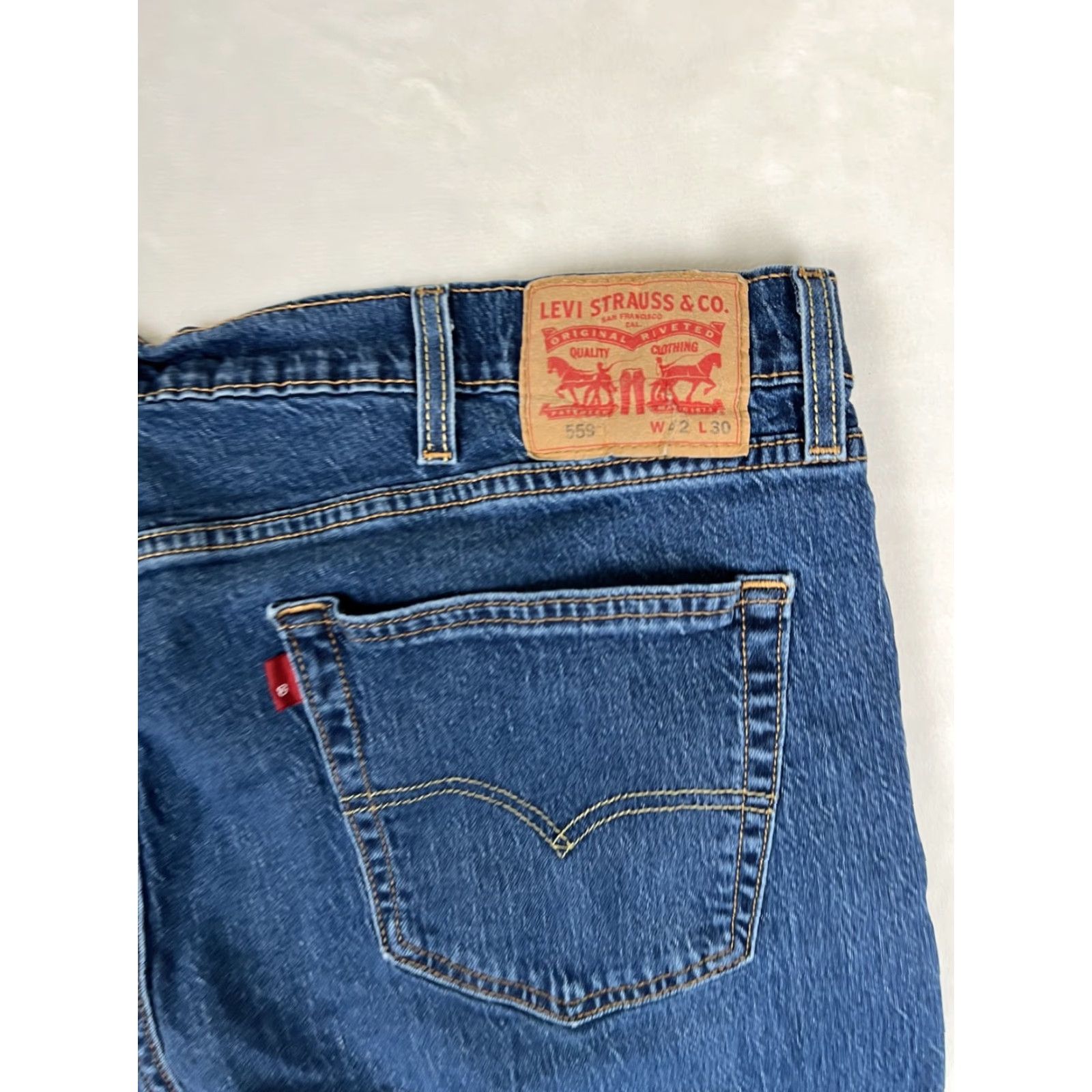 Levi's Levi's 559 Jeans Regular 40x30 Denim Blue Relaxed Straight Men 5-Pocket Size US 40 / EU 56 - 7 Thumbnail
